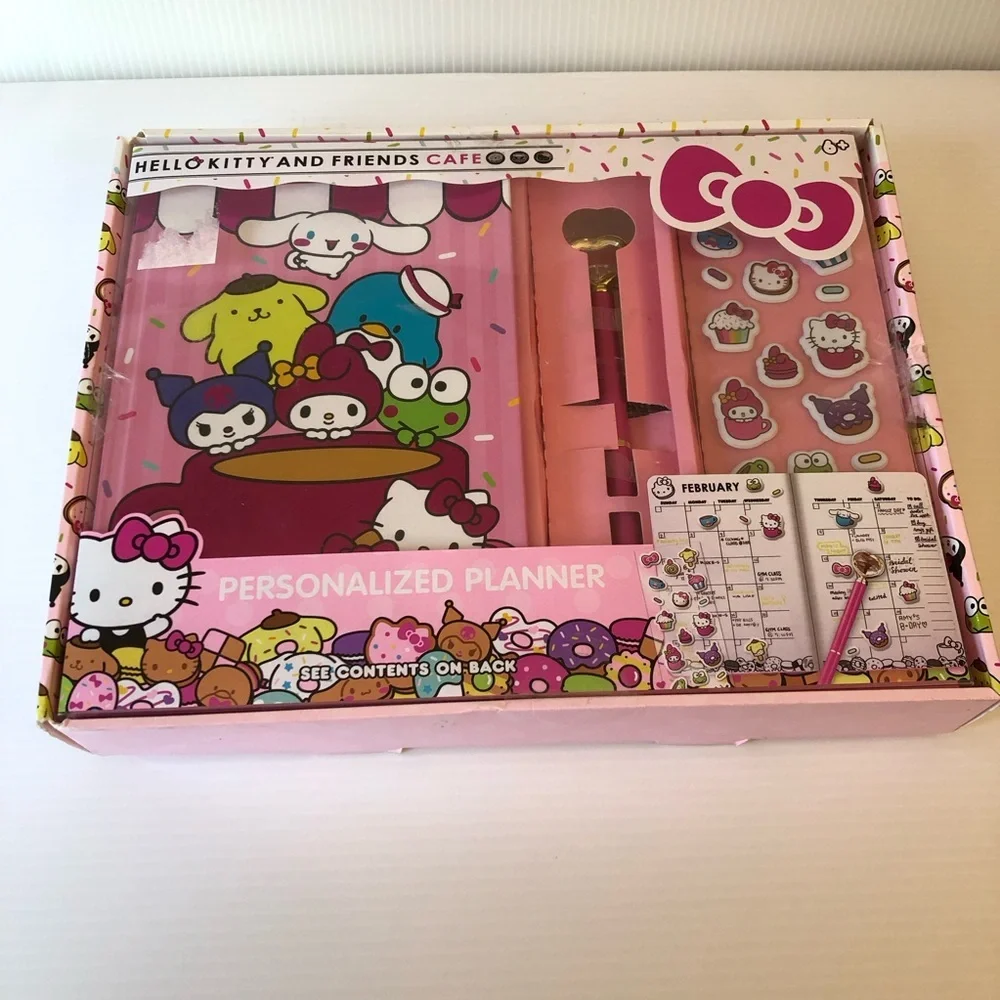 Hello Kitty And Friends Café Personalized Planner Set